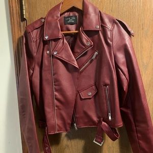 Faux leather jacket